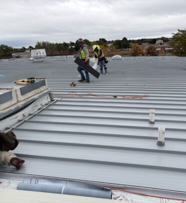 Commercial Roof Being Installed in Denver